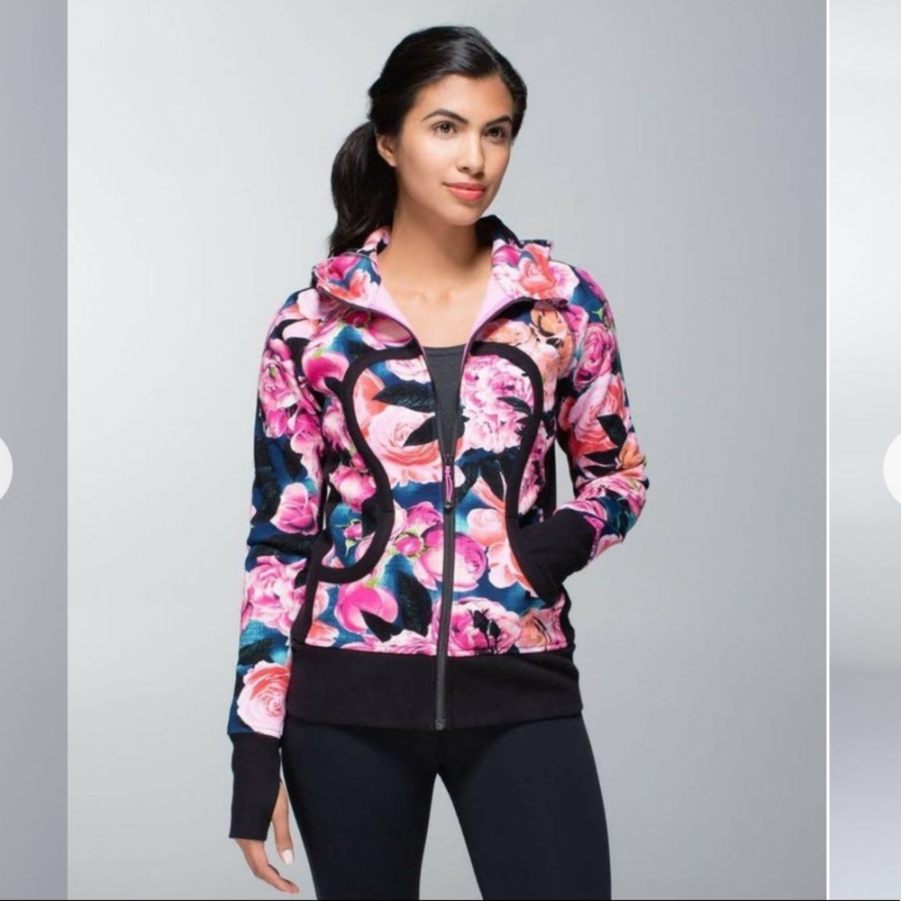 Lululemon Secret Garden Floral Scuba Hoodie
